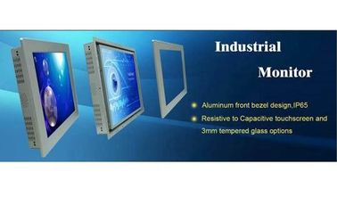 19 Inch 1280*1024 Pixels 6 bit + FRC AC 100~240V 24.7W IP65 Industrial TFT LCD Monitor